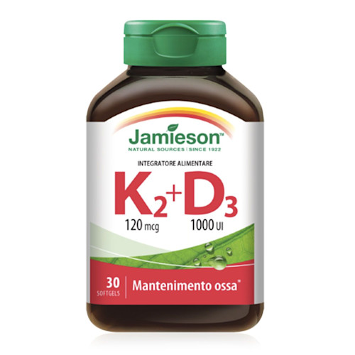 Jamieson Vitamine K2+d3 Integratore Salute Ossa 30 Perle Top Farmacia