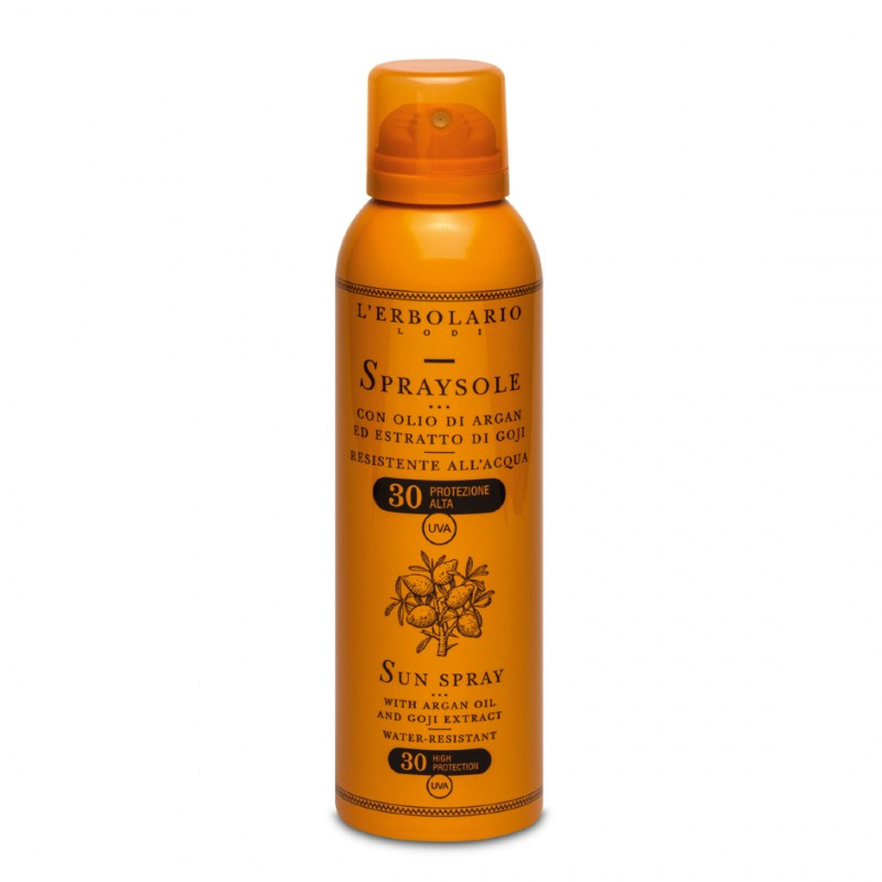 L'erbolario Olio spray protezione solare Argan E Estratti Di Gogi SPF 30 150ml