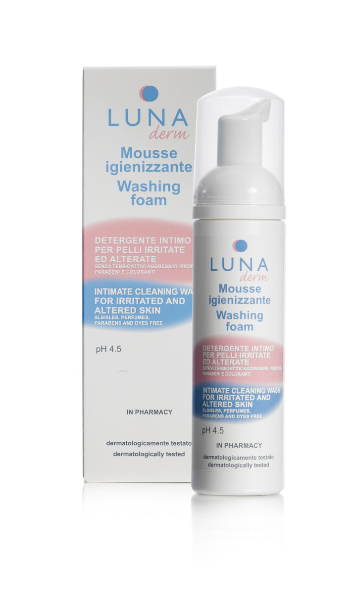 image - 930354903 - LUNADERM MOUSSE IGIENIZZANTE DETERGENTE INTIMO PELLI IRRITATE ED ALTERATE 150 ML - 7844219_2.jpg