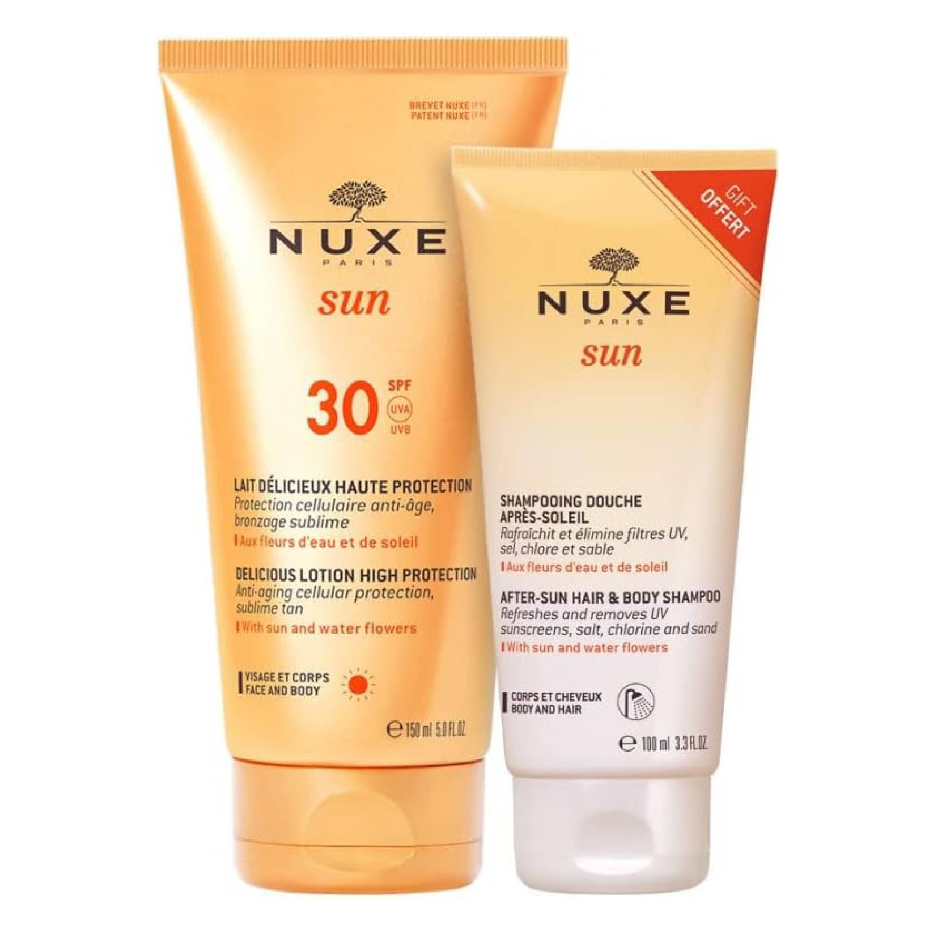 Nuxe Sun Duo Latte Solare SPF 30 + Shampoo Doposole 150ml + 100ml