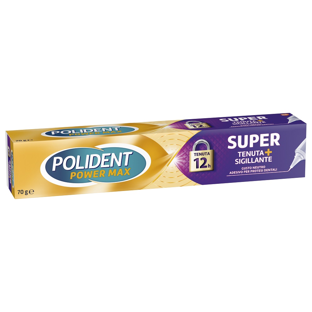 Polident Super Tenuta + Sigillante Adesivo Per Protesi Dentale Gusto Neutro 70g