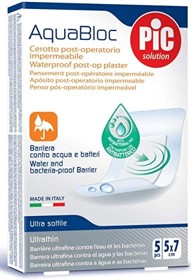 926522665 - Pic Cerotto Aquabloc Sterile Antibatterico 5x7cm 5 pezzi - 7859590_2.jpg