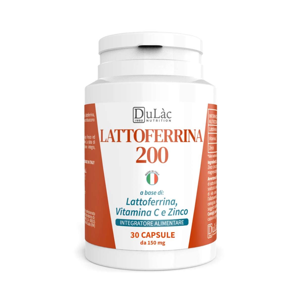 Lattoferrina Integratore immunostimolante 30 Capsule