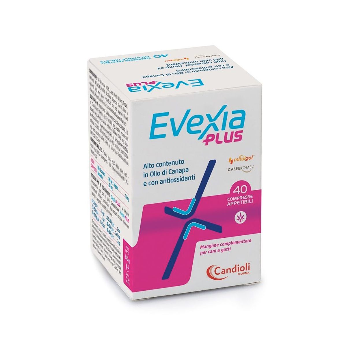 Evexia Plus Integratore Cani Gatti 40 Compresse