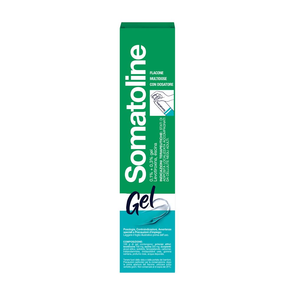 image - 022816134 - SOMATOLINE*gel 1 flacone 250 ml 25 erogazioni 0,1% + 0,3% con sacchetto e dosatore - 4780836_3.jpg