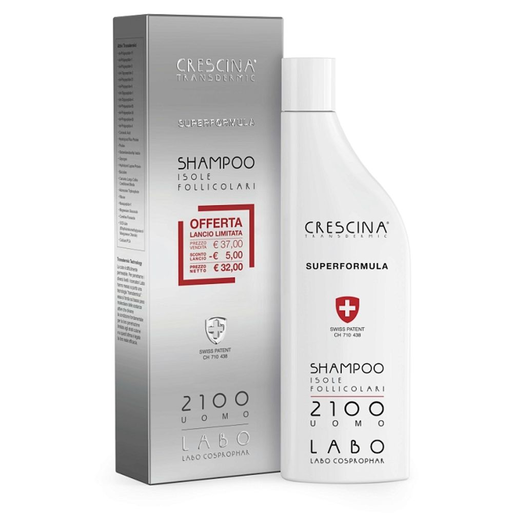 950906786 - SHAMPOO CRESCINA ISOLE FOLLICOLARI SUPERFORMULA 2100 UOMO 150 ML - 4830829_1.jpg