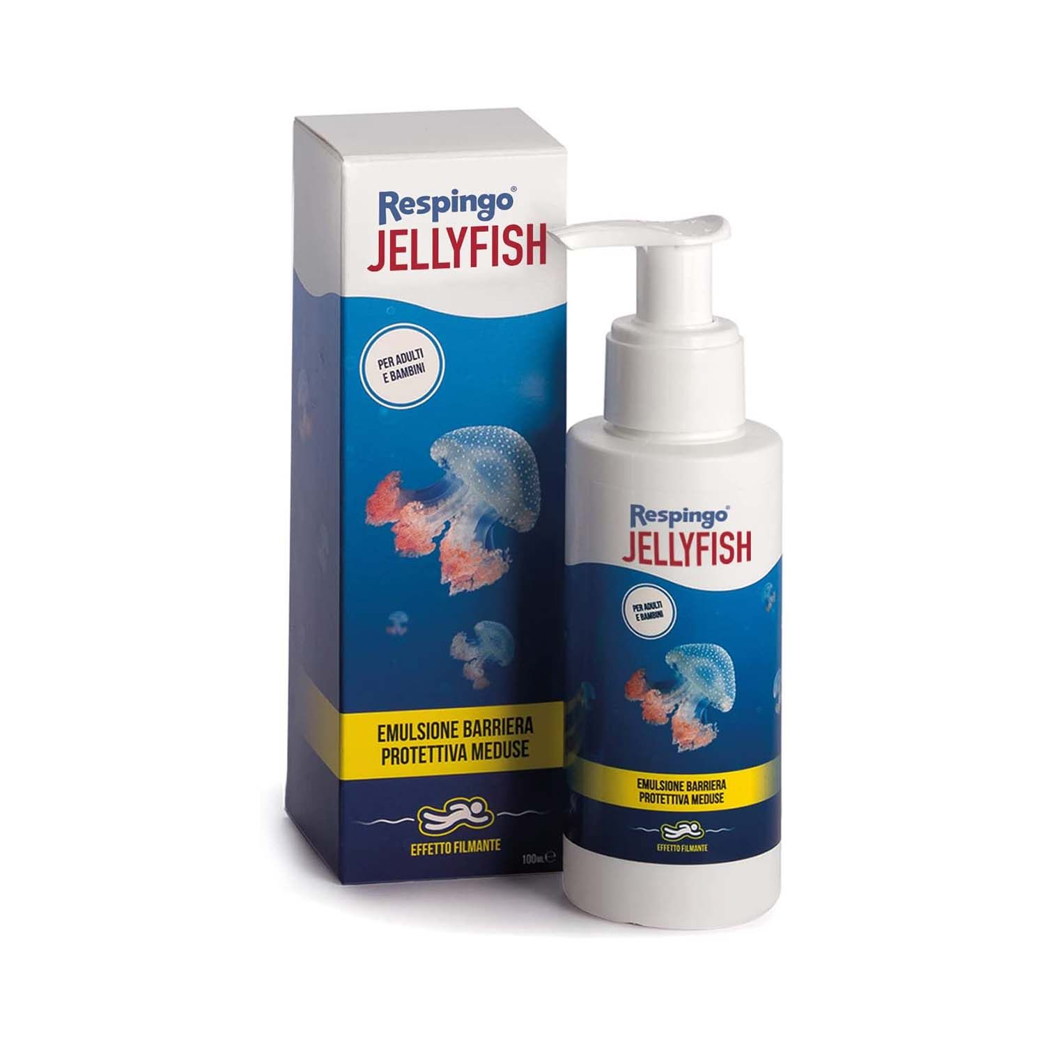 Respingo Jellyfish Emulsione Barriera Protettiva Meduse Bambini per Adulti Spray 100ml