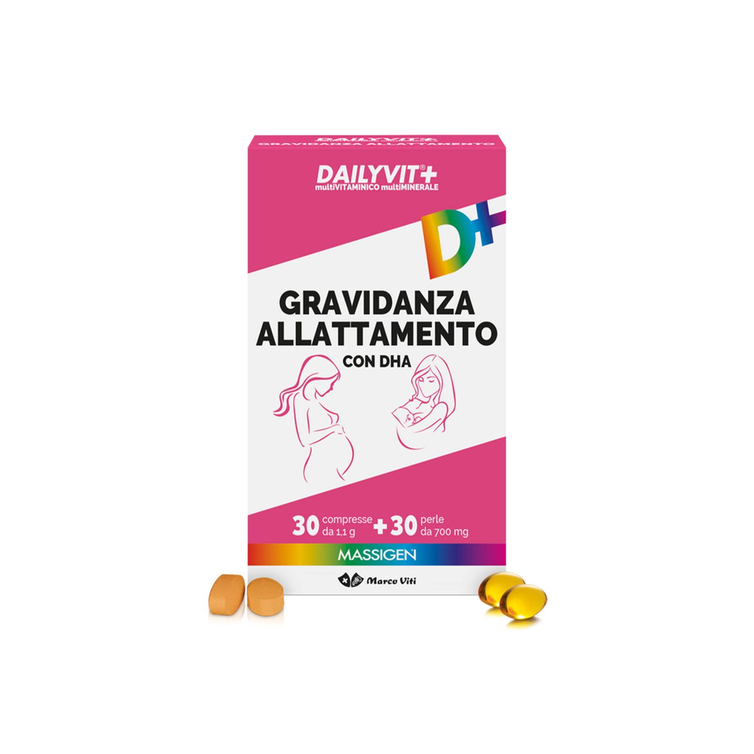 931600997 - Dailyvit+ Gravidanza e Allattemento Integratore 30 perle + 30 compresse - 7876003_2.jpg