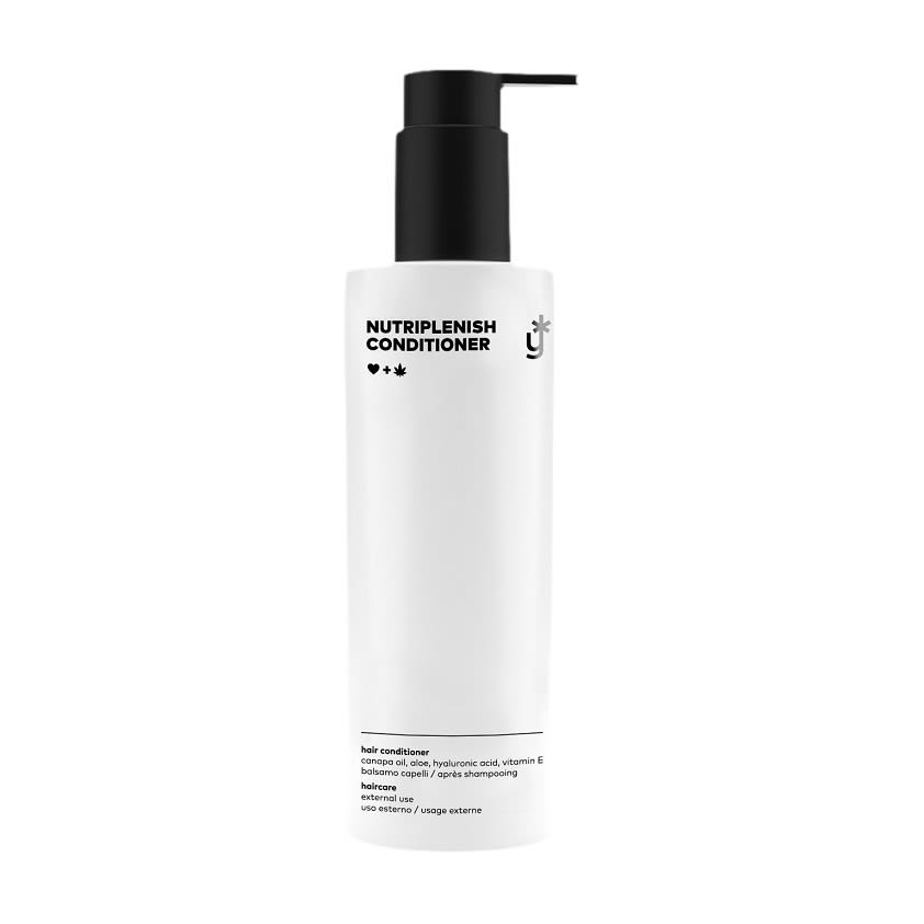 image - 945116832 - Balsamo cremoso con olio di canapa e acido ialuronico, ideale per prevenire le doppie punte e proteggere i capelli durante l'asciugatura. - 4763079_2.jpg