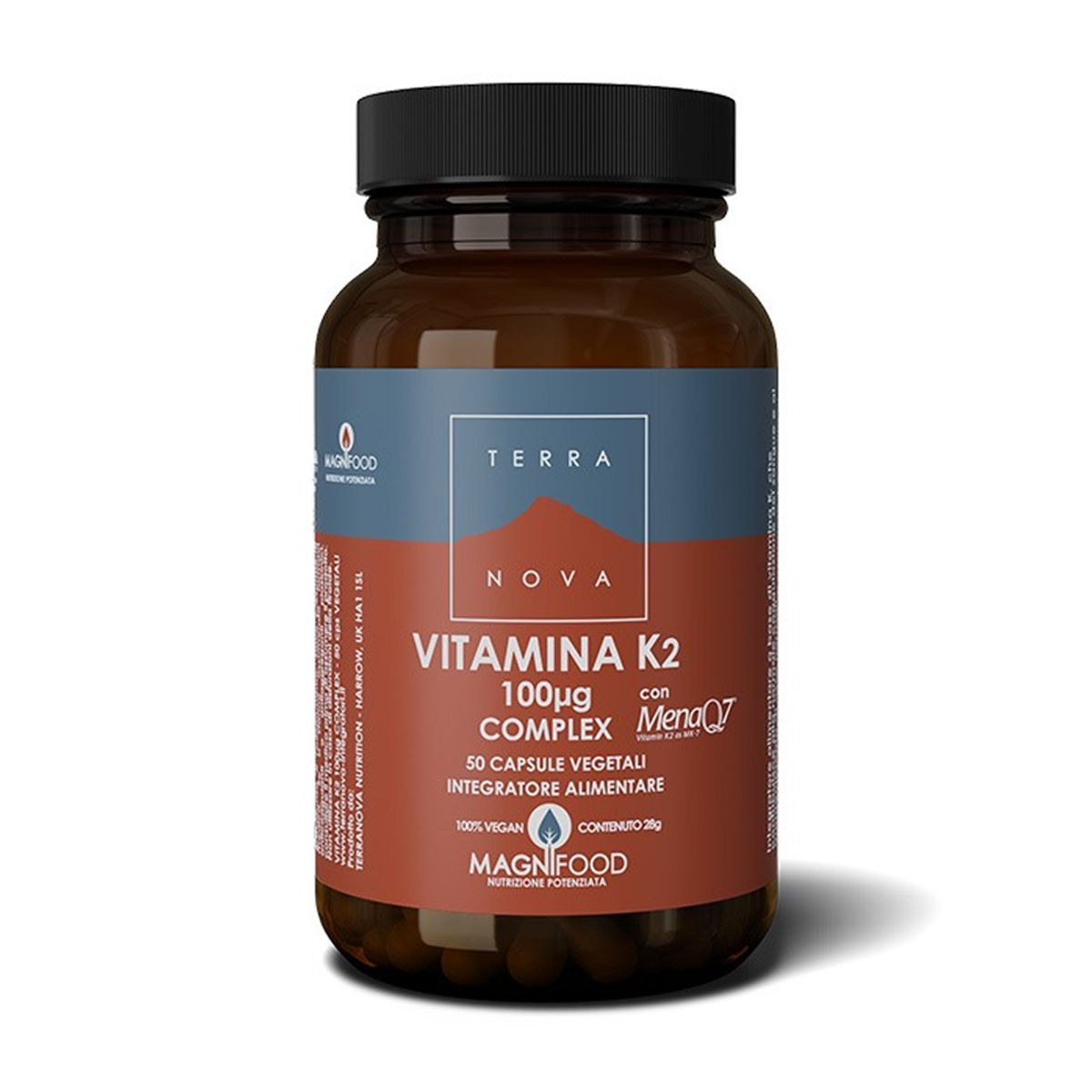 Terranova Vitamina K2 Integratore Salute Metabolica 50 Capsule