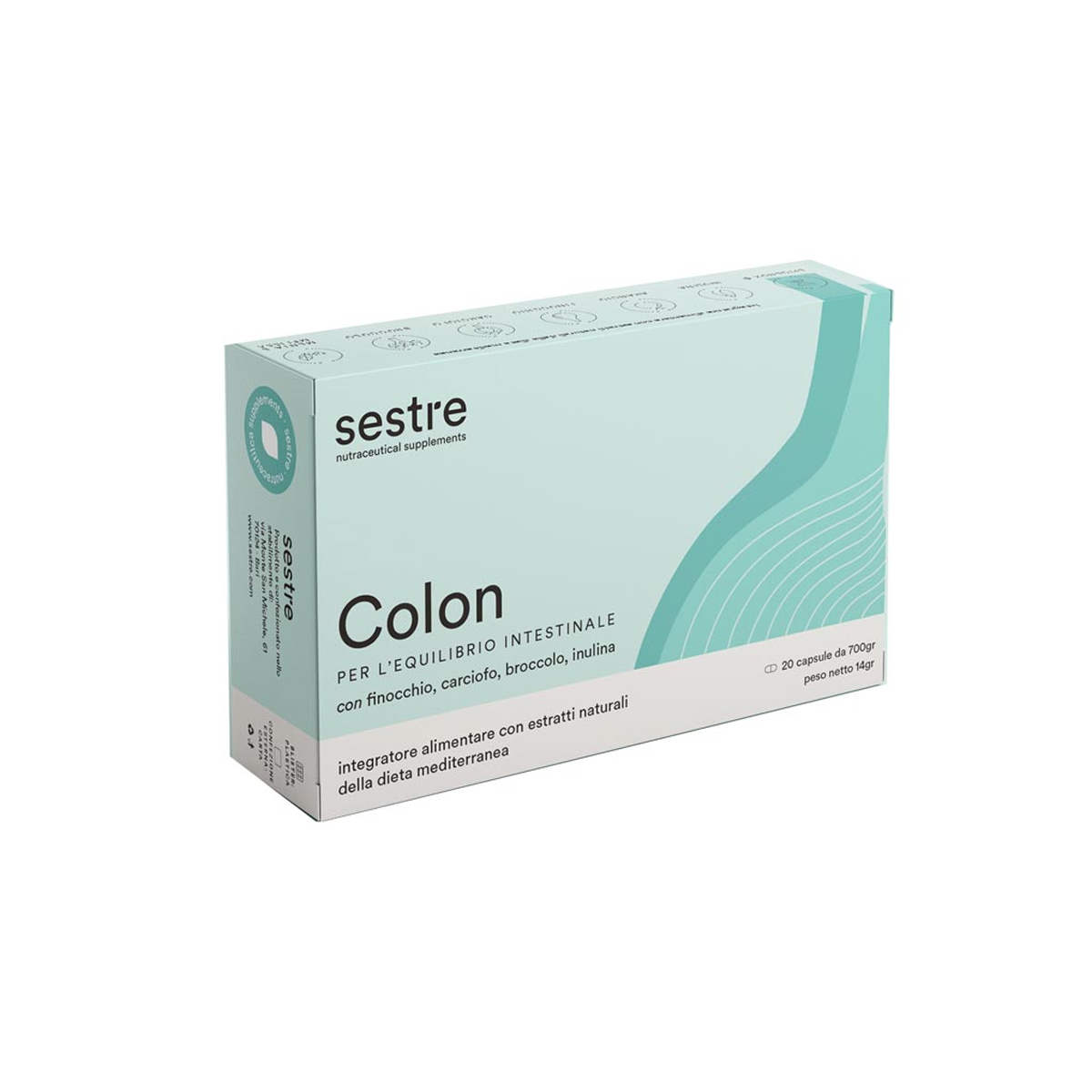 Colon Integratore Equilibrio Intestinale 20 Capsule