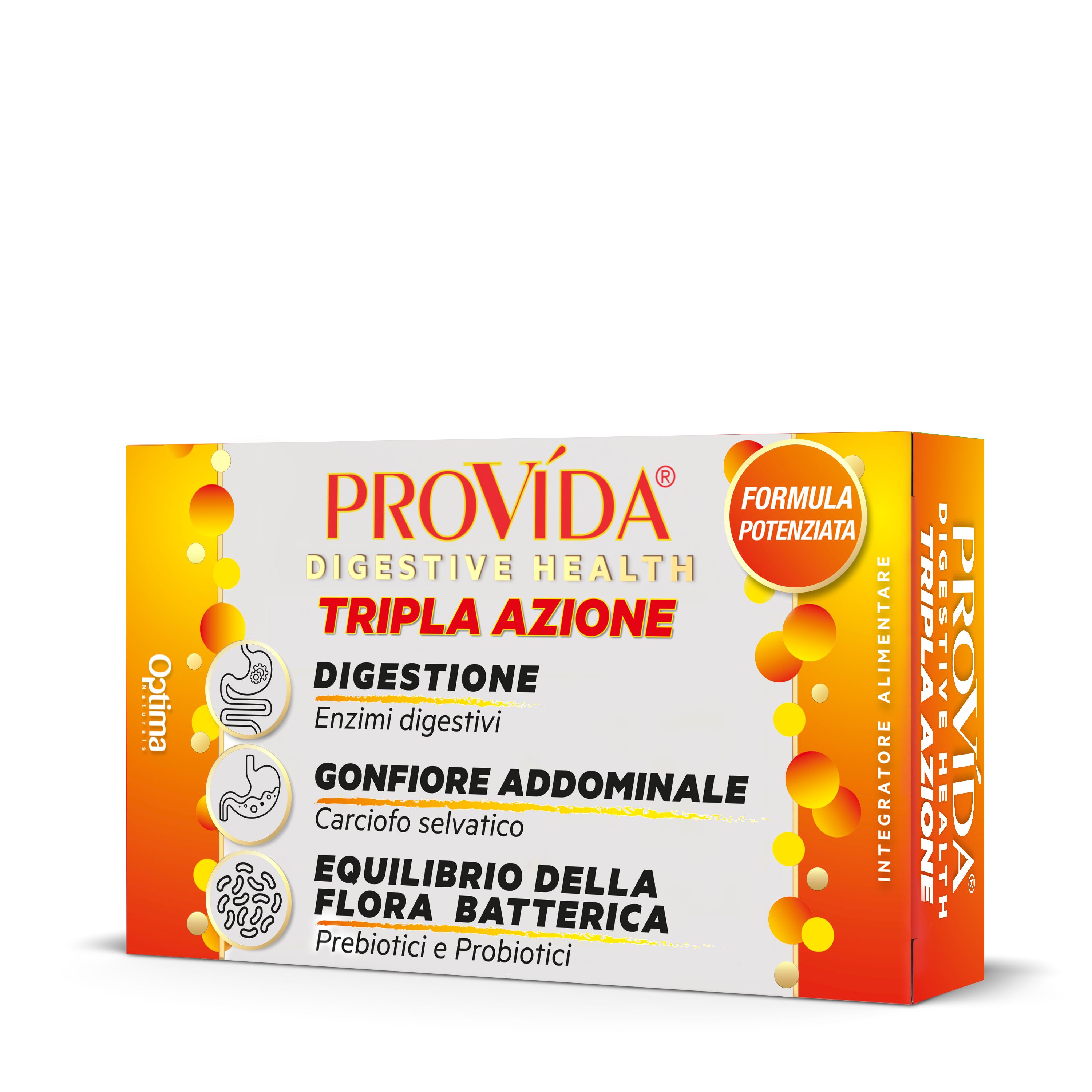 Optima Naturals Provida Tripla Azione Integratore 30 Capsule