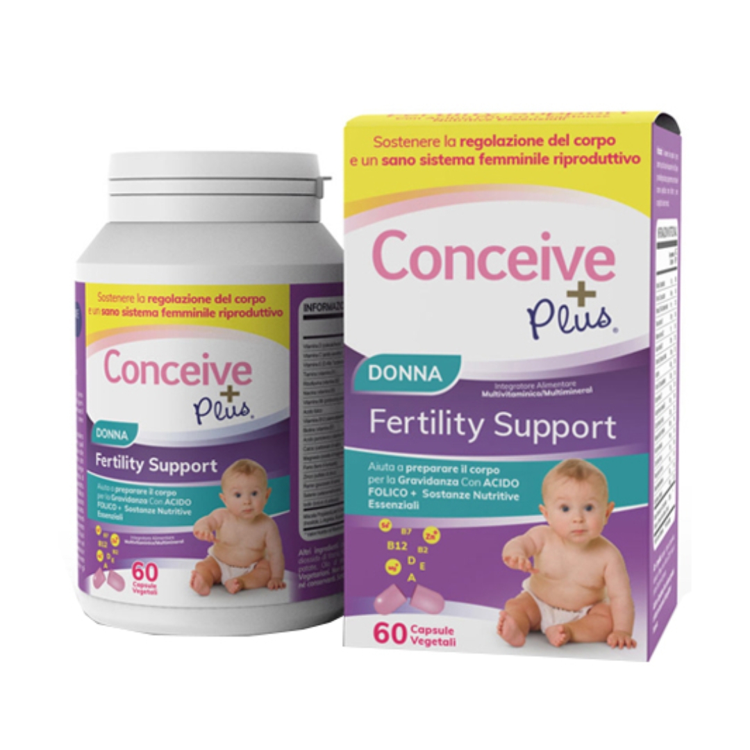 Conceive Plus Fertility Support Donna Integratore Fertilità Femminile 60 Capsule