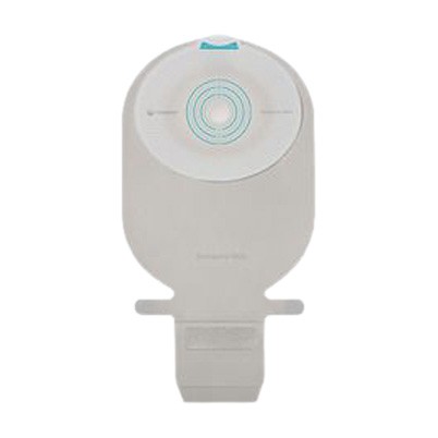 image - 924931759 - Sacca per ileostomia monopezzo con adesivo elastico che si adatta alle forme del corpo, realizzata in materiale tessile grigio neutro per una discrezione ottimale. - 7888134_2.jpg