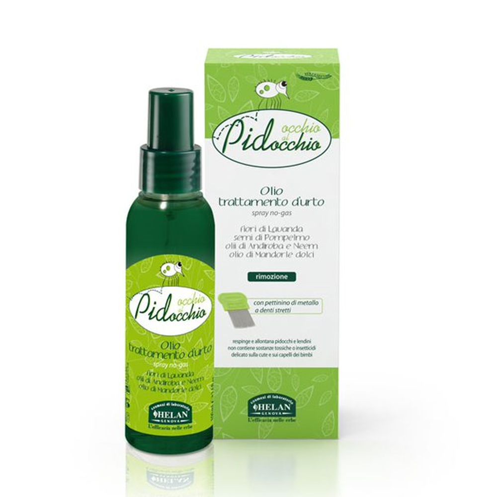 Helan Trattamento Spray Anti Pidocchi + Pettinino 100ml