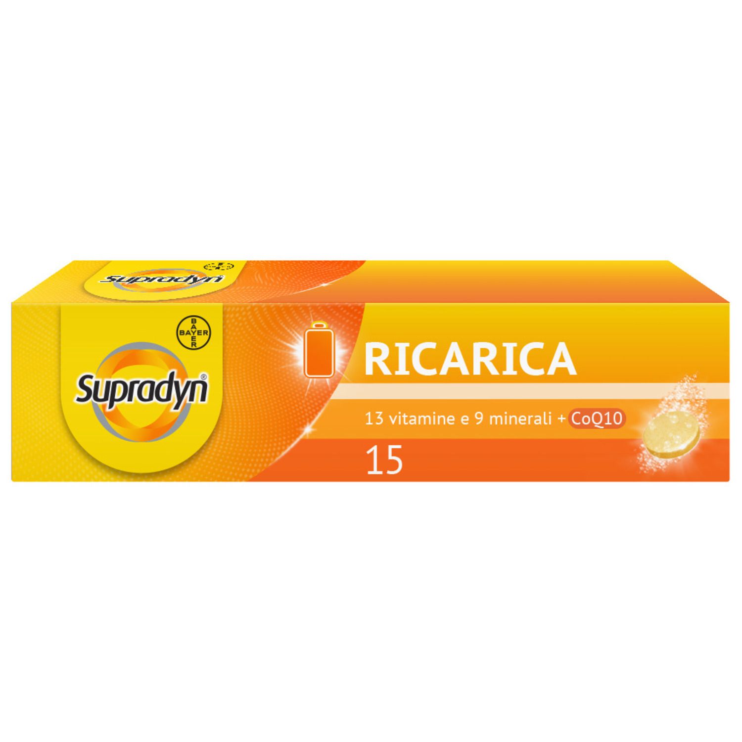 Supradyn Ricarica Integratore multivitamine Completo Minerali 15 Compresse Effervescenti