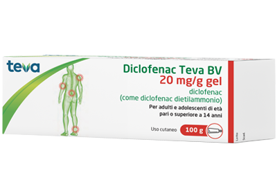 Diclofenac Teva Gel 20 Mg/g 100g