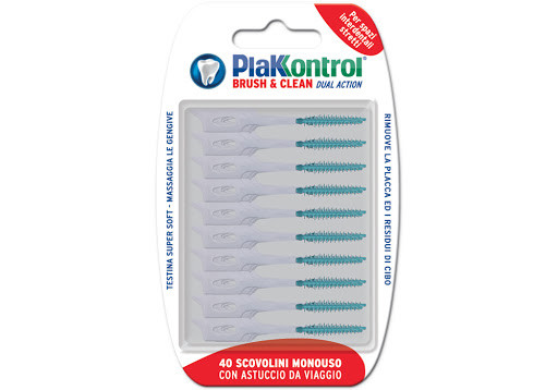 Plakkontrol Brush&clean 40 Scovolini Mono utilizzo