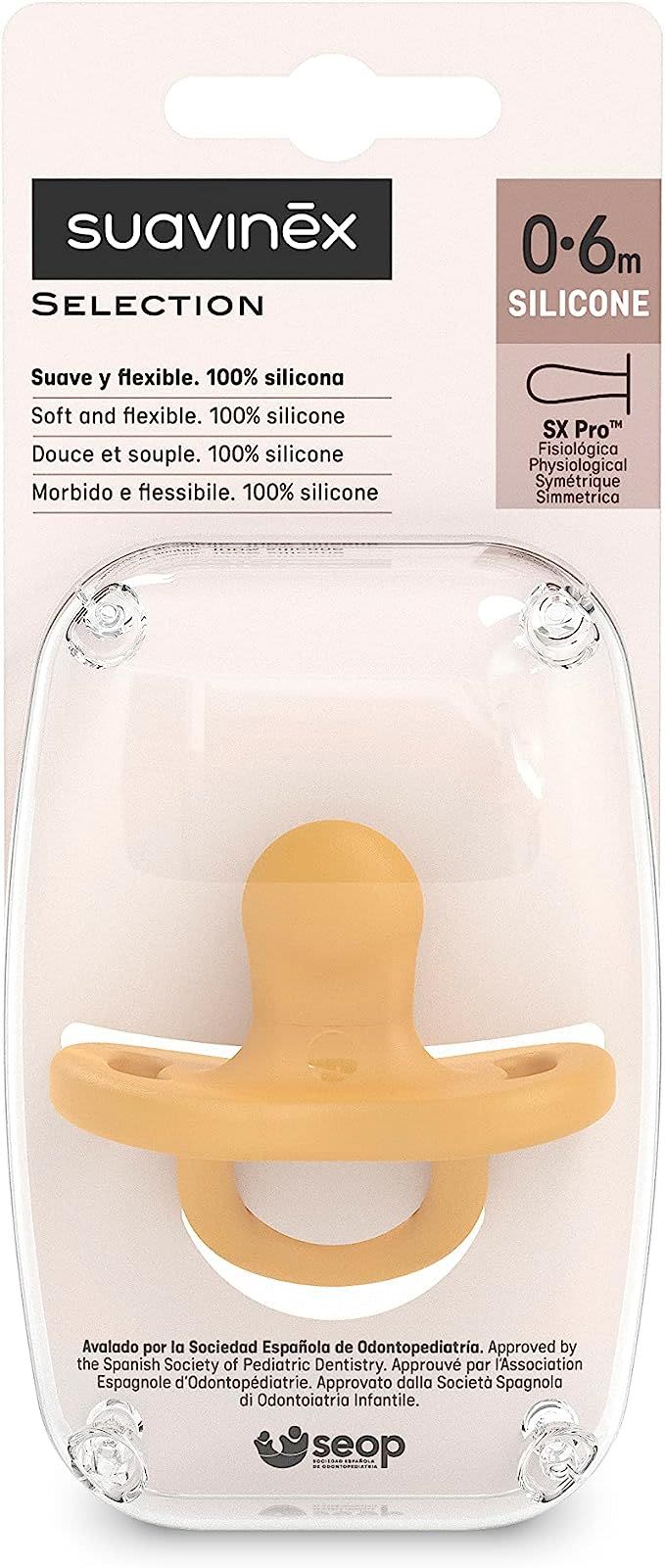 943307569 - Suavinex Color Essence Succhietto Fisiologico Tettina Sx Pro 0-6 mesi Mango - 4725864_1.jpg