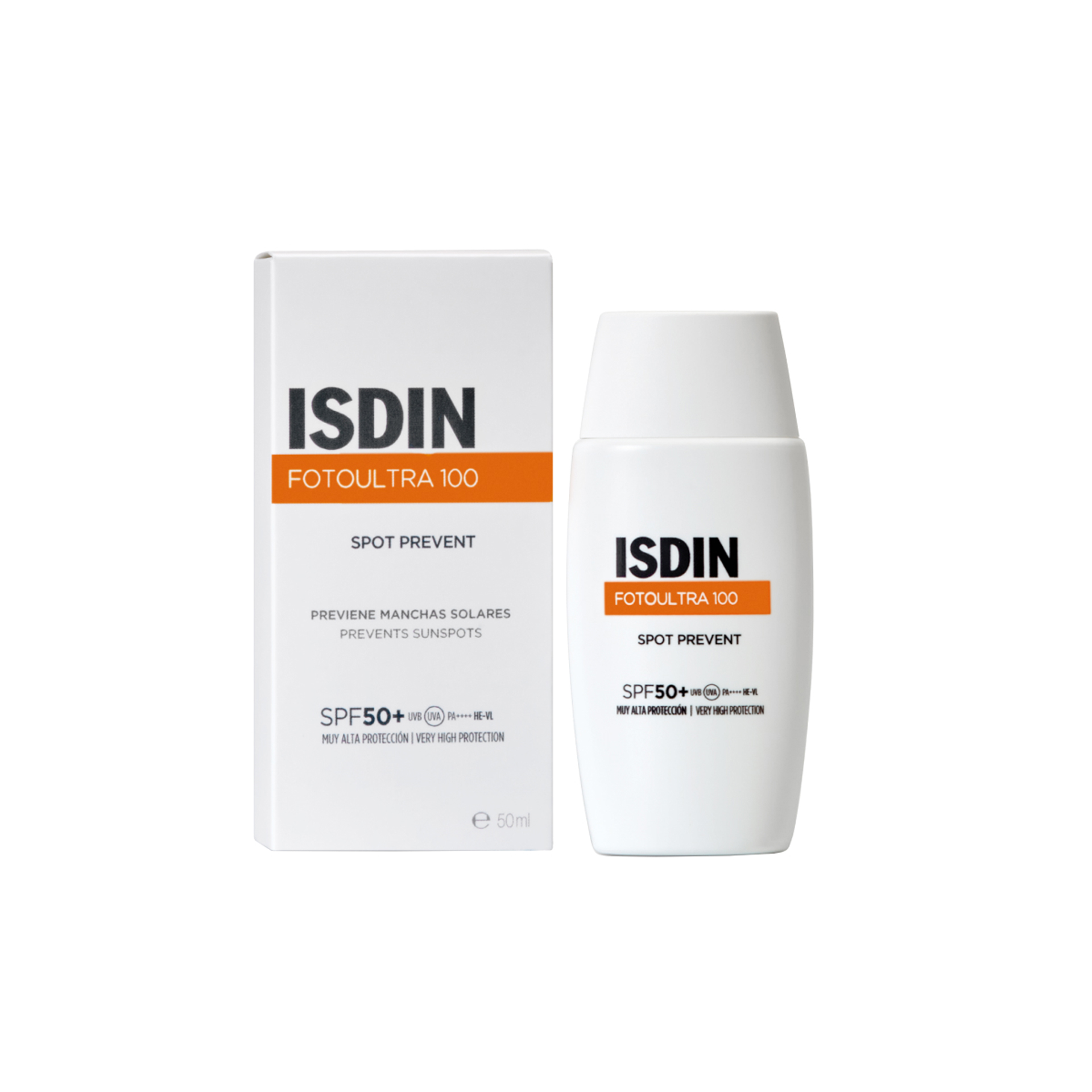 Isdin Fotoultra 100 Spot Prevent Fluido Solare Spf 50+ 50ml