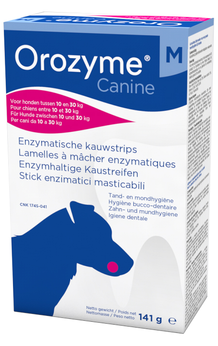 Orozyme Canine Strisce Enzimatiche Masticabili Cani Taglia Media 141g