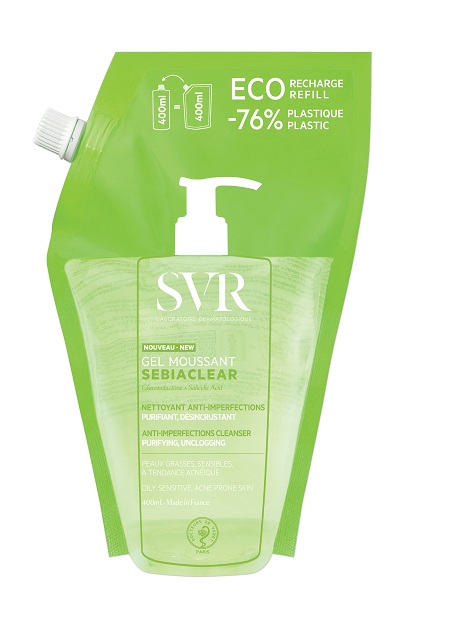 Svr Sebiaclear Gel Moussant Refill Detersione viso 400ml