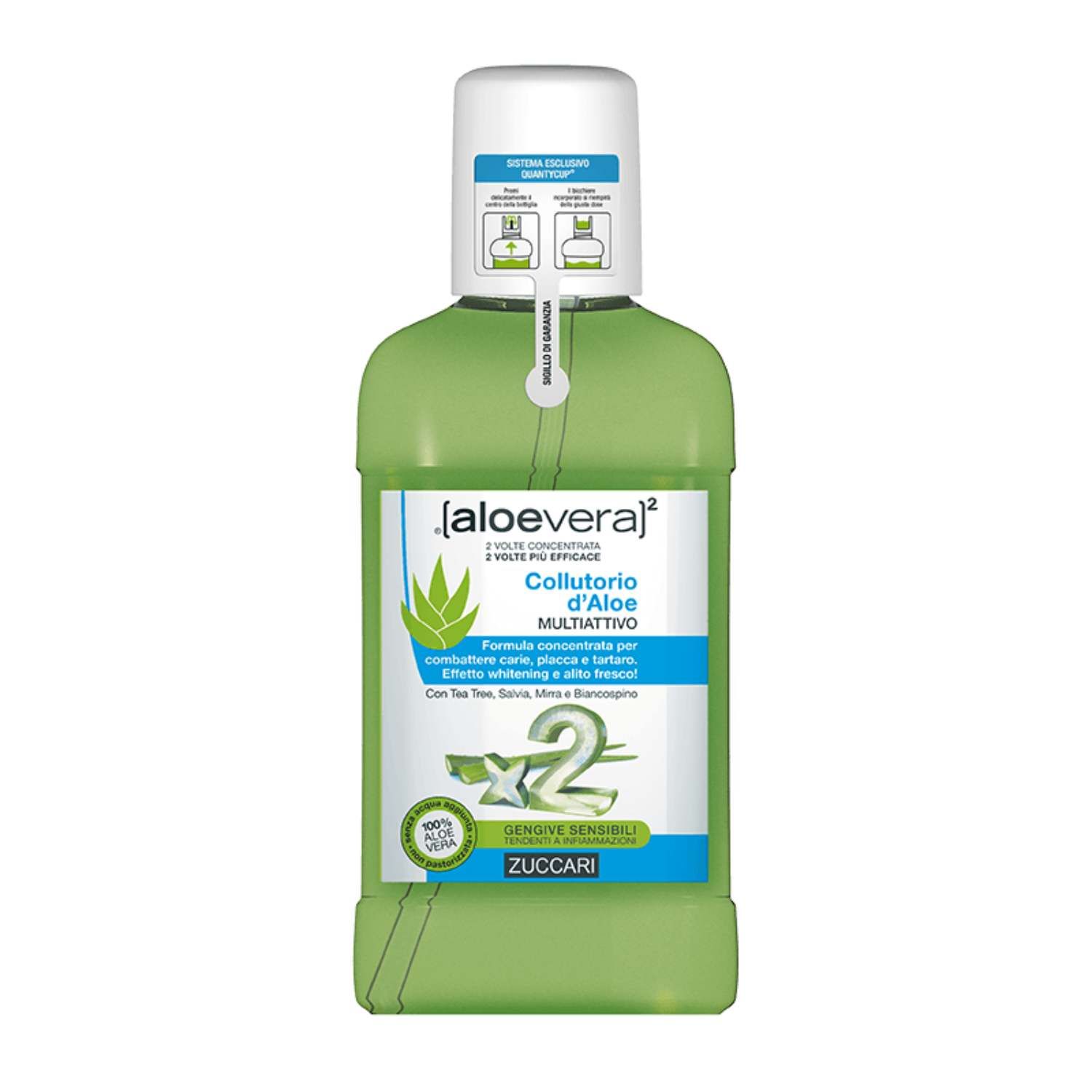 Zuccari Aloevera2 Collutorio Aloe Multiattivo 250ml