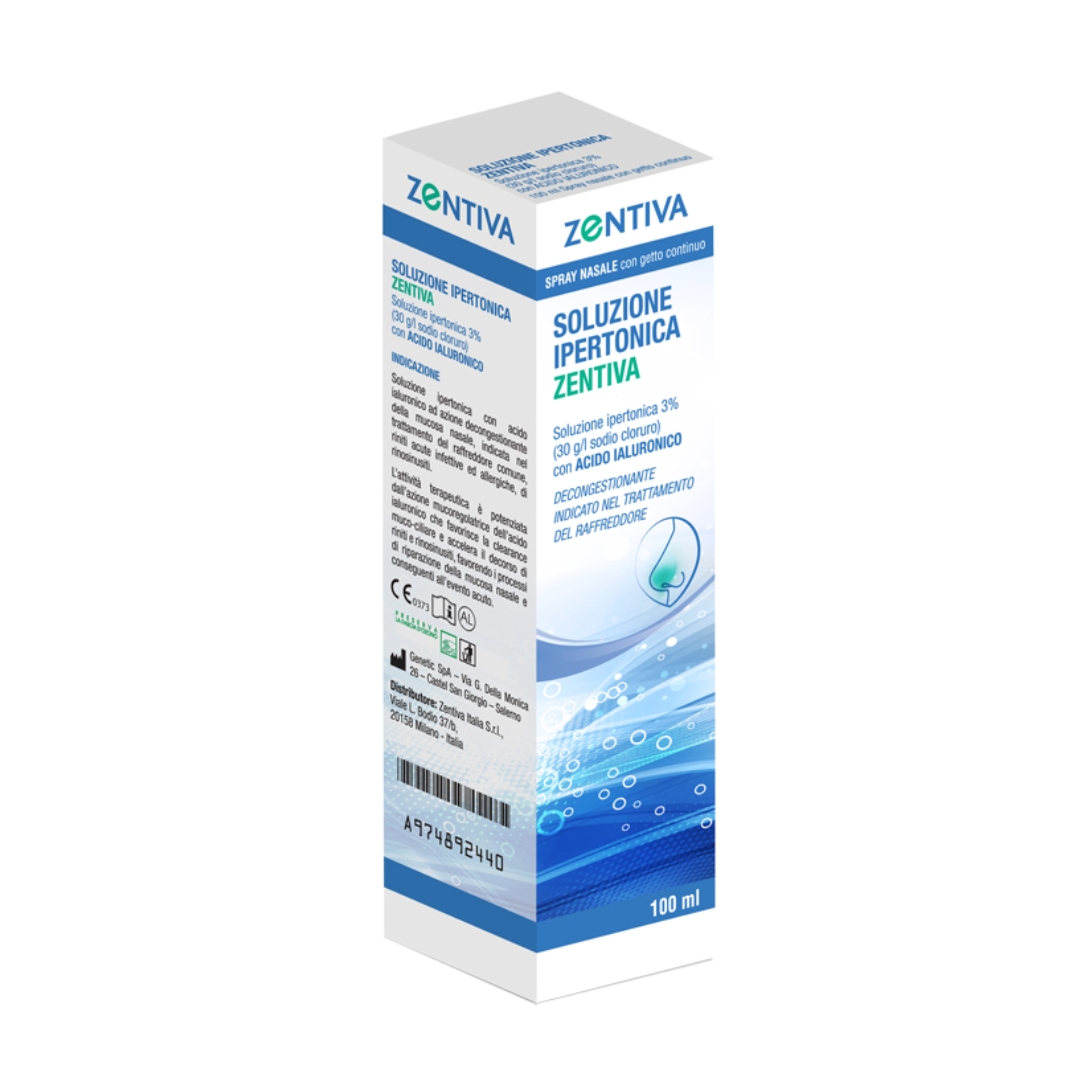 Zentiva Spray Nasale Soluzione Ipertonica 100ml