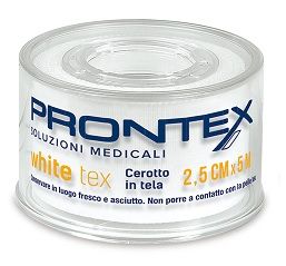 Safety Cerotto Prontex White Tex 5mx2,5cm