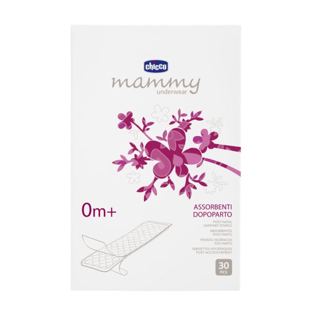 image - 920647967 - Chicco Mammy Assorbenti Dopoparto 30 pezzi - 7871019_2.jpg