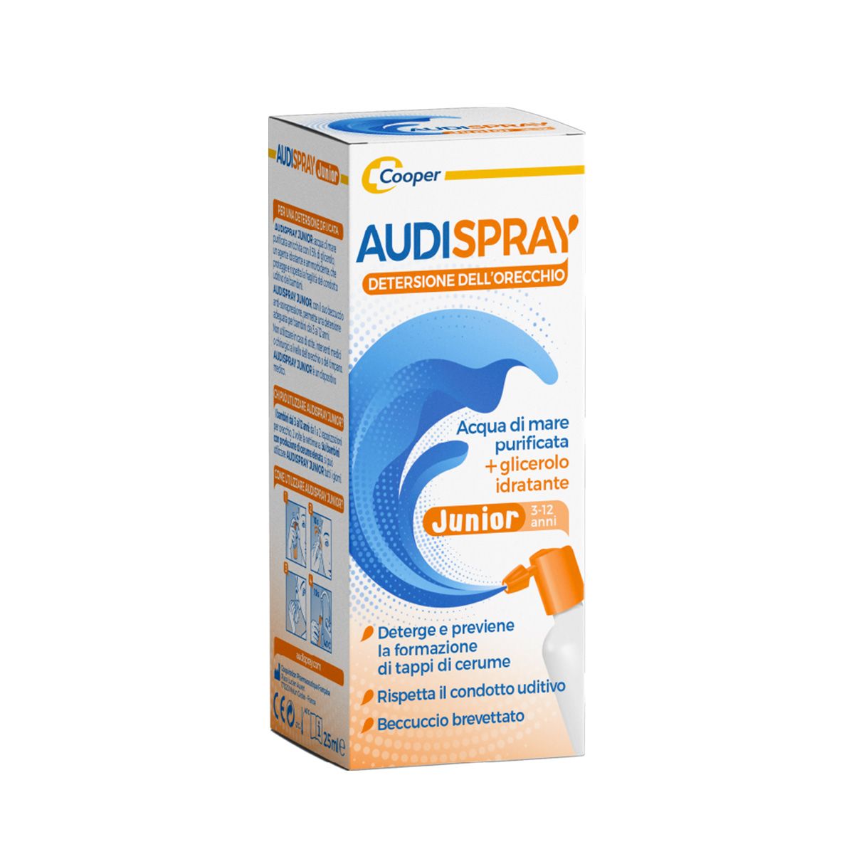 image - 912467281 - Audispray Junior Spray Igiene Orecchio 25ml - 7870788_4.jpg