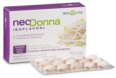 Bios Line Neodonna Isoflavoni Integratore Menopausa 60 Compresse