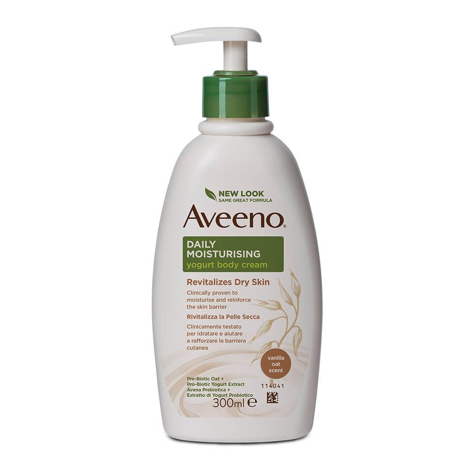 Aveeno Crema Corpo Yogurt Vaniglia E Avena 300ml