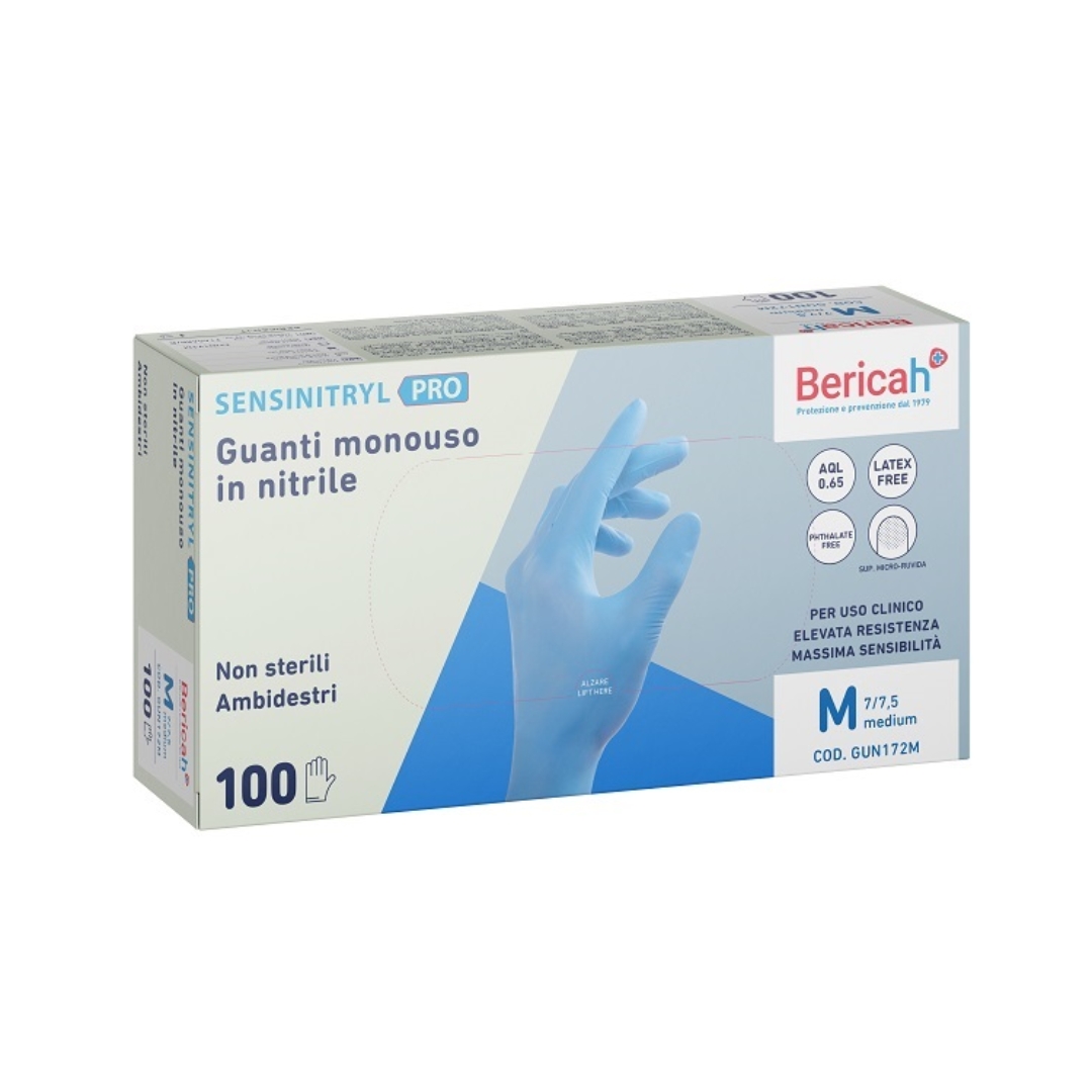 image - 985625476 - GUANTO MONOUSO SENSINITRYL PRO IN NITRILE MEDIUM 100 PEZZI - 4864395_2.jpg