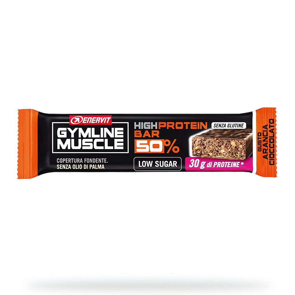 Enervit Gymline Barretta energetica 50% Gusto Gusto Arancia E Cioccolato 60g