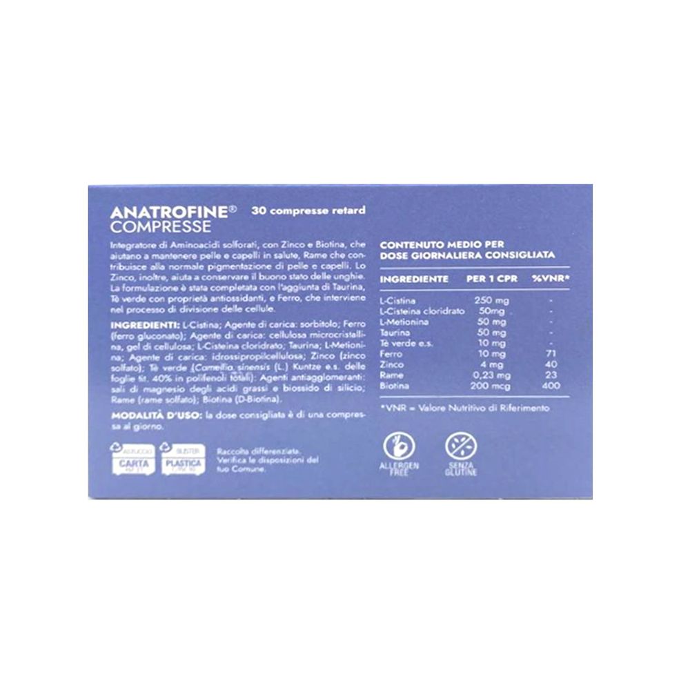 904253539 - Anatrofine Integratore Capelli e Unghie 30 compresse retard - 4714392_4.jpg