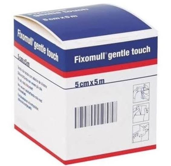 Fixomull Gentle Touch Garza Di Fissaggio 1 Rotolo 5x500cm