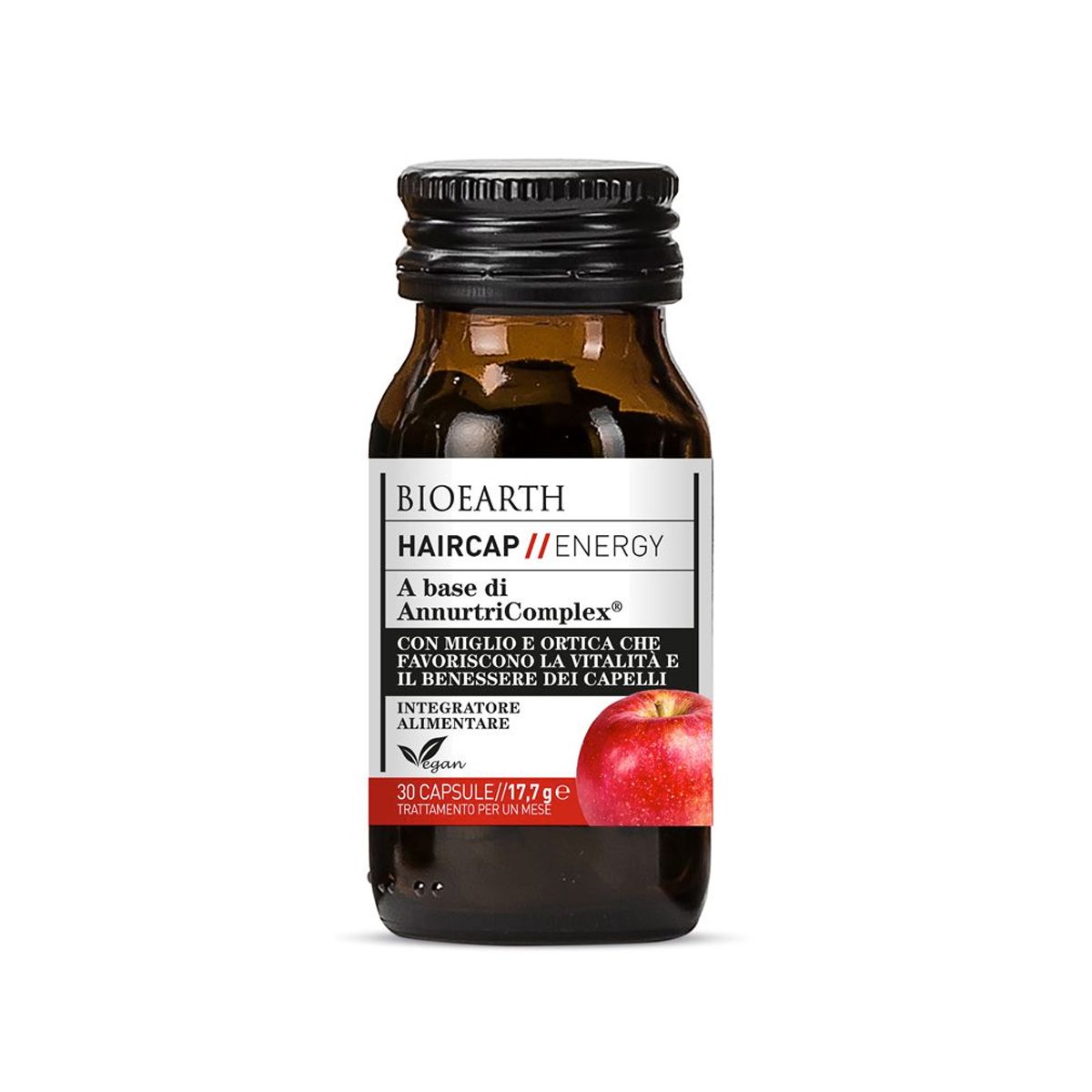 Bioearth Haircap Energy Integratore Anti-Caduta Capelli 30 Capsule