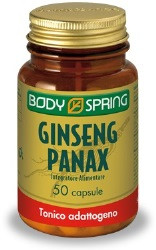 Body Spring Ginseng Panax Integratore Tonico Adattogeno 50 Capsule