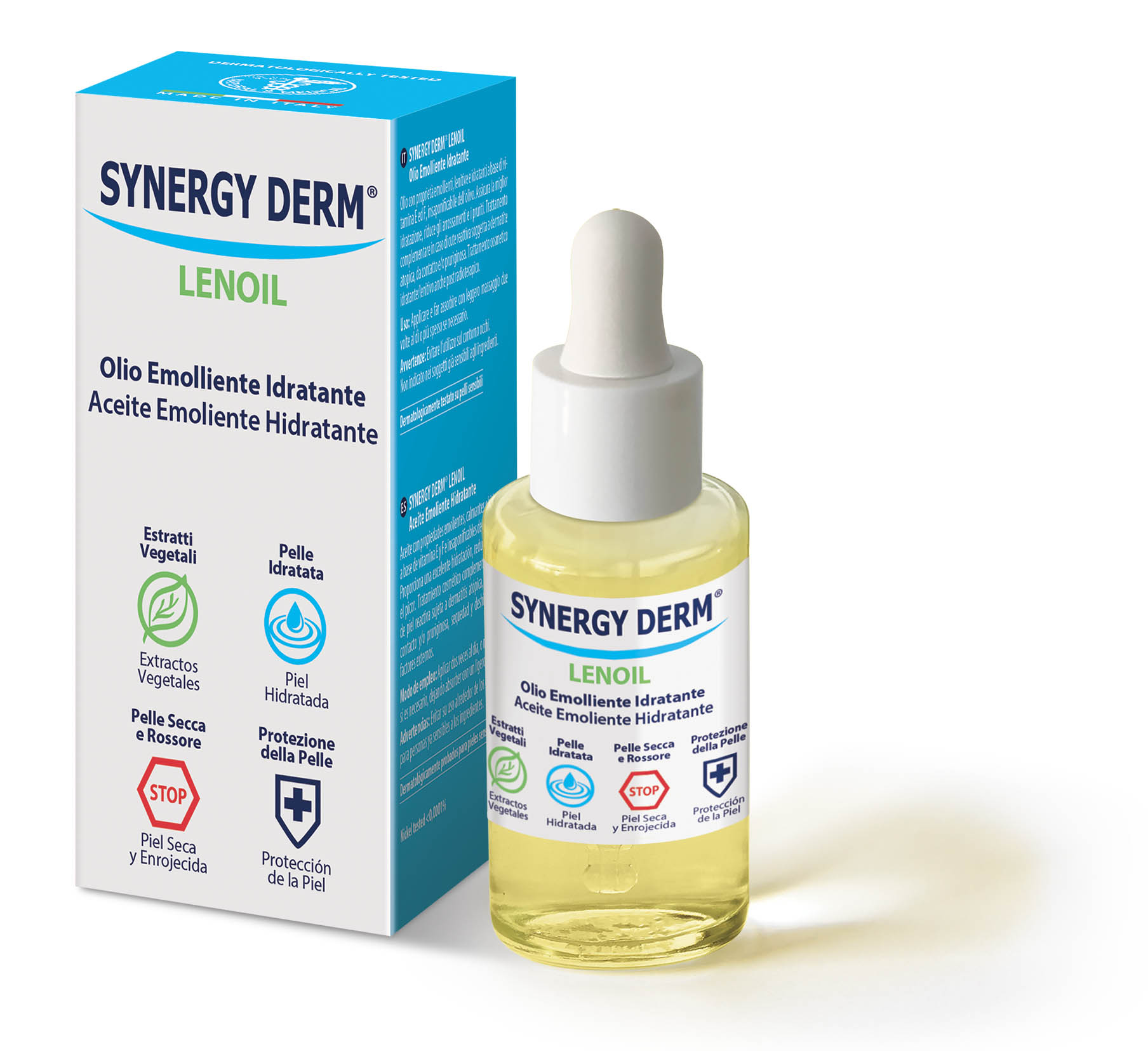 Synergy Derm Lenoil Olio Emolliente Idratante 30ml