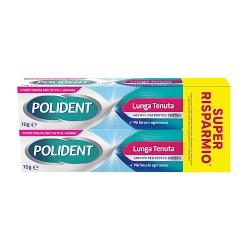 image - 951139385 - ADESIVO PROTESI DENTALI POLIDENT LUNGA TENUTA 2 TUBETTI X 70 G - 4846301_2.jpg