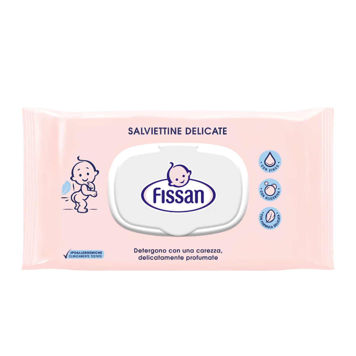 Fissan Salviette Delicate Protezione Alta 65 Pezzi