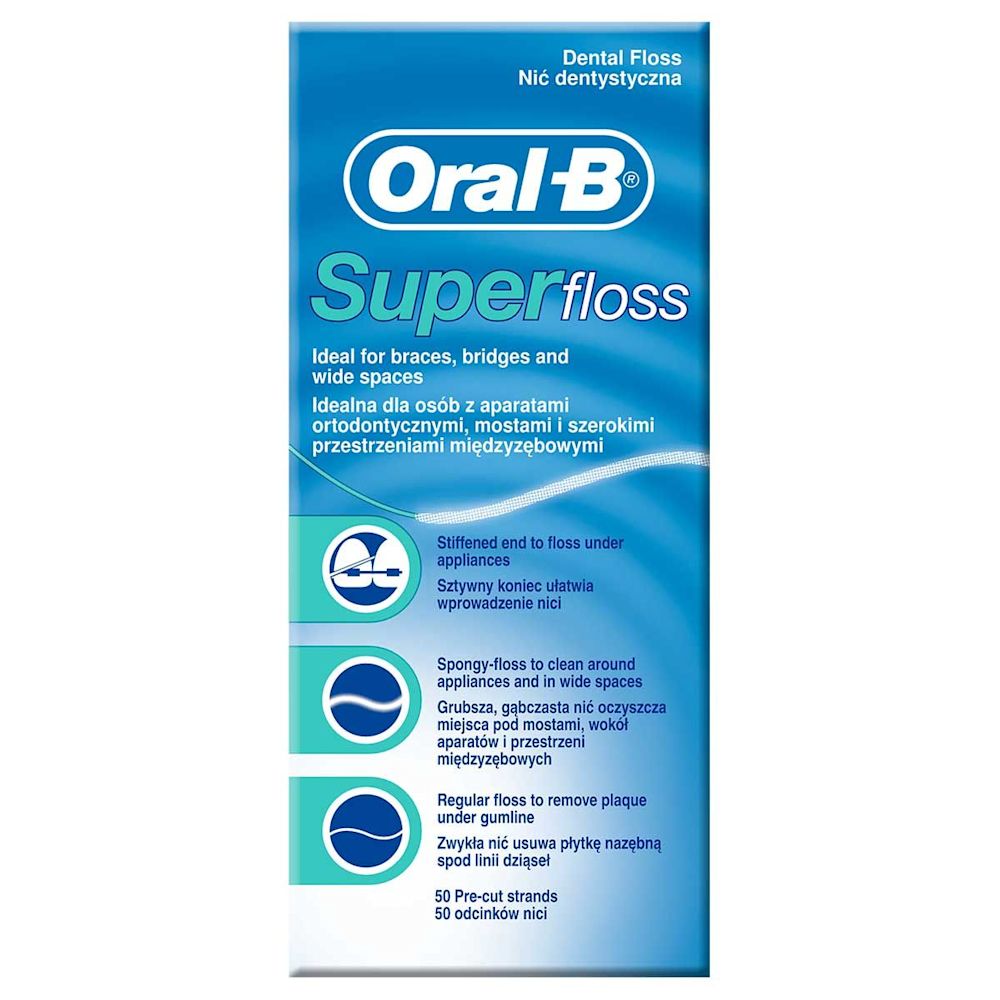 908754841 - Oral-B Filo Interdentale Superfloss 50 Fili Pre-Tagliati - 8754848_2.jpg