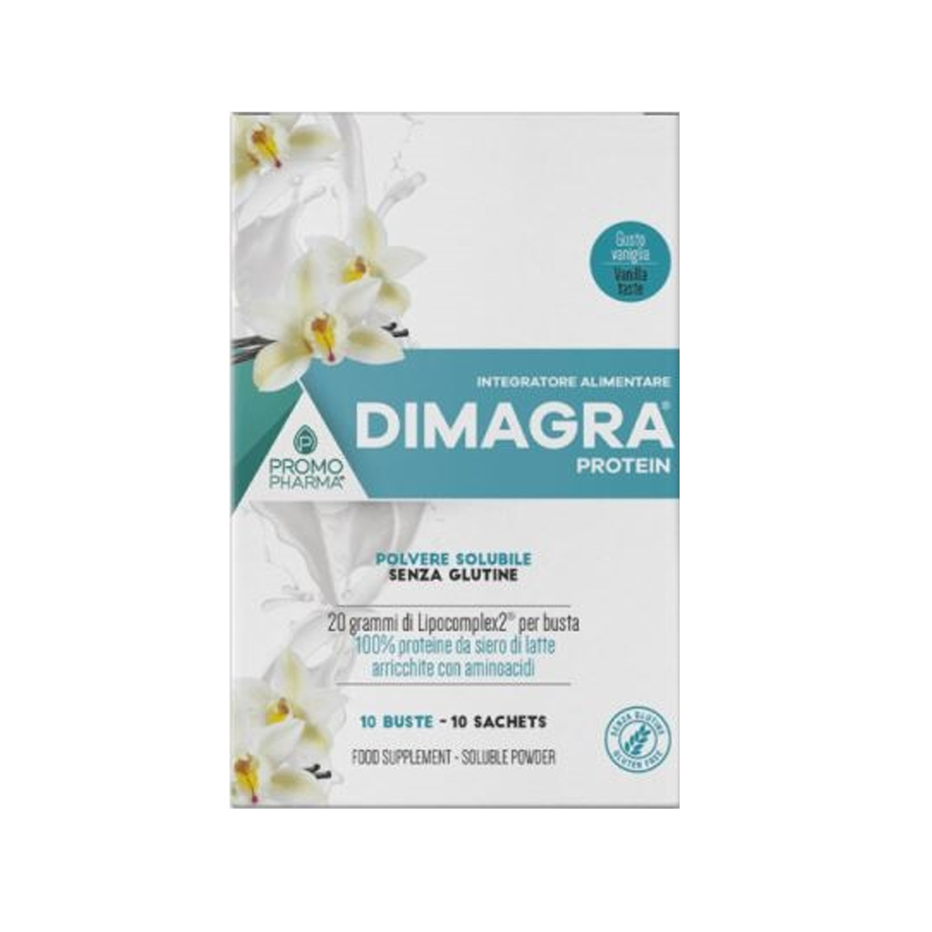 934784430 - DIMAGRA PROTEIN POLVERE SOLUBILE GUSTO VANIGLIA 10 BUSTINE - 7882050_1.jpg