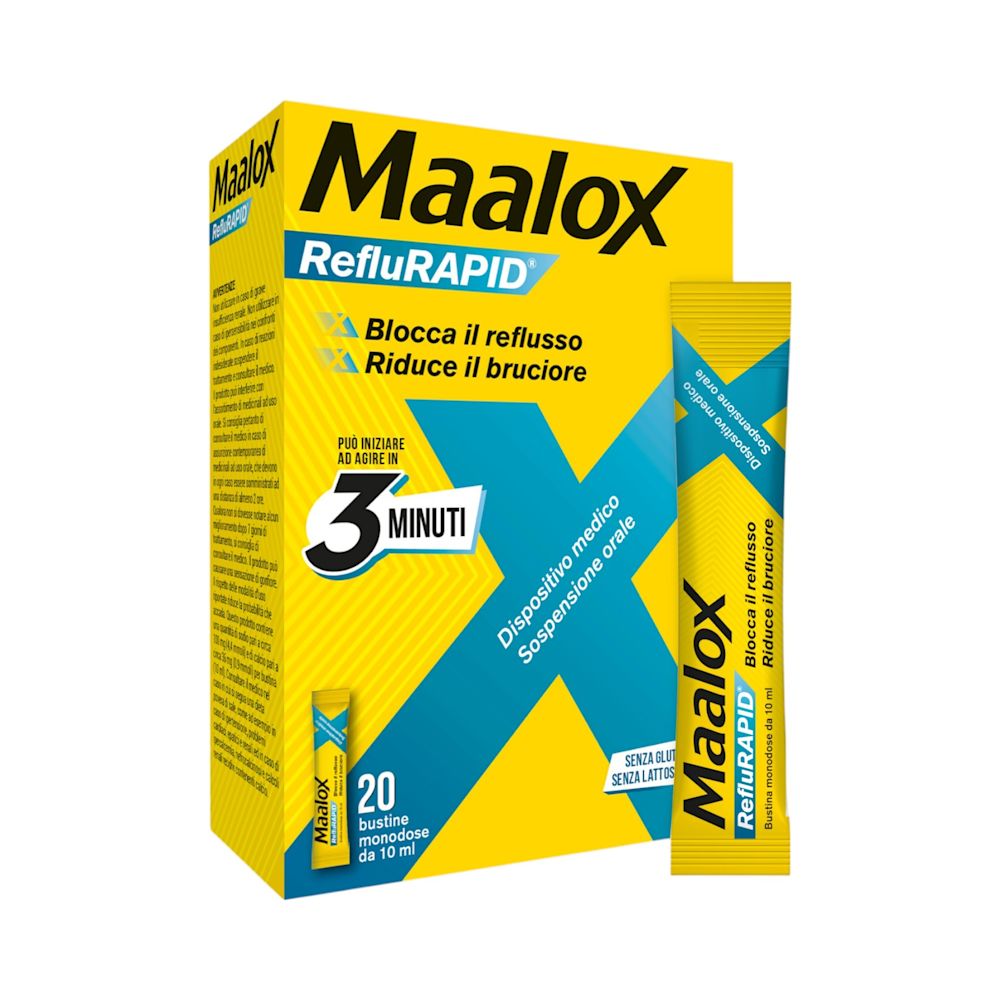 image - 934480195 - SOSPENSIONE ORALE MAALOX REFLURAPID 20 BUSTINE MONODOSE DA 10 ML - 7858364_7.jpg