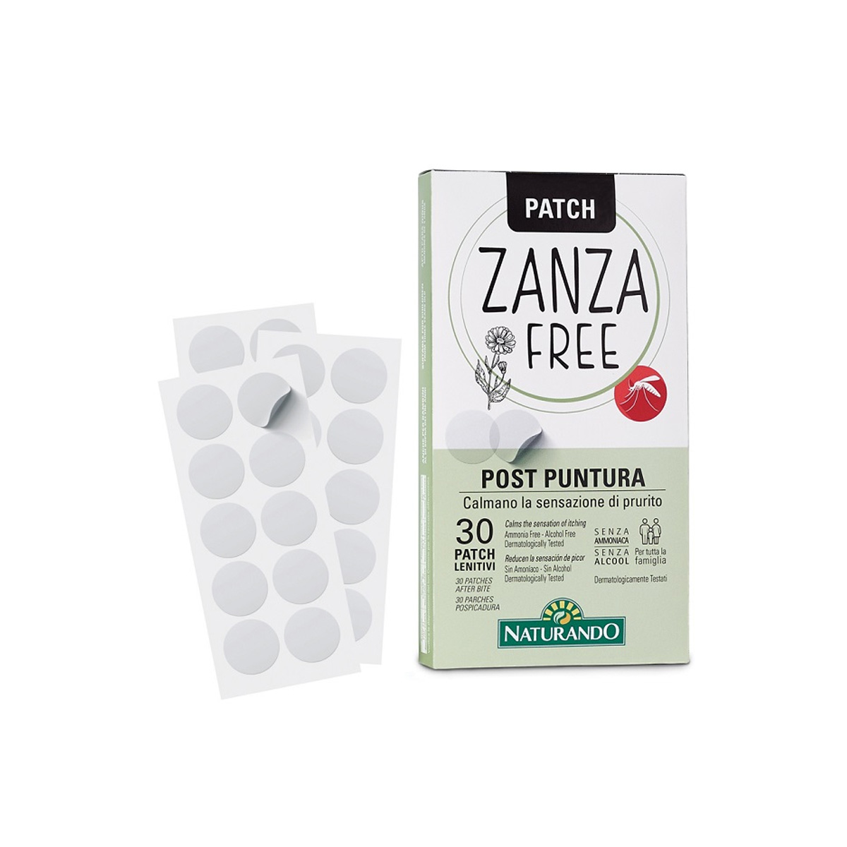 Zanza Free Patch Cerotti Post Puntura Insetti 30 Pezzi