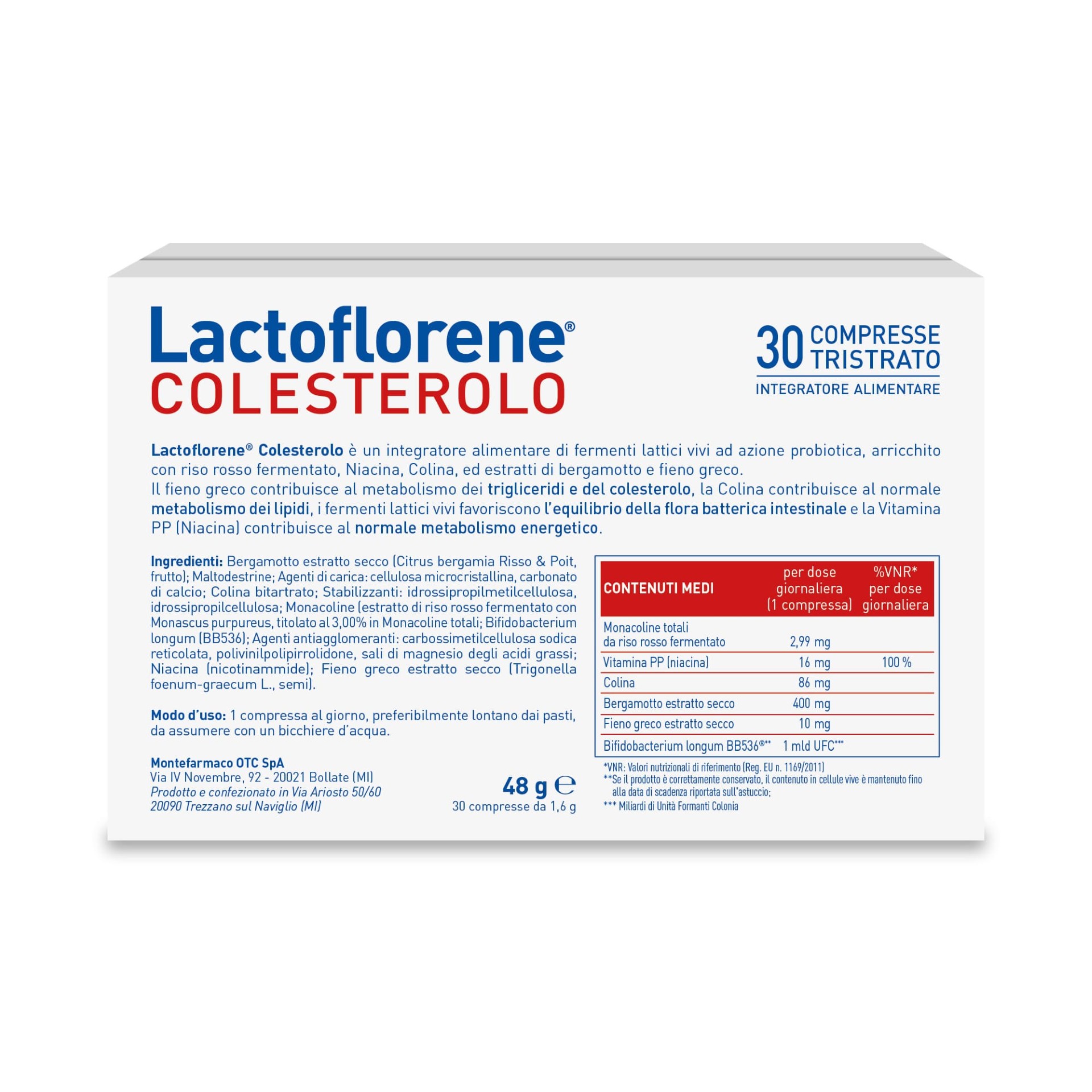 image - 987314756 - LACTOFLORENE COLESTEROLO BIPACK 30 CAPSULE + 30 CAPSULE - 4811568_5.jpg