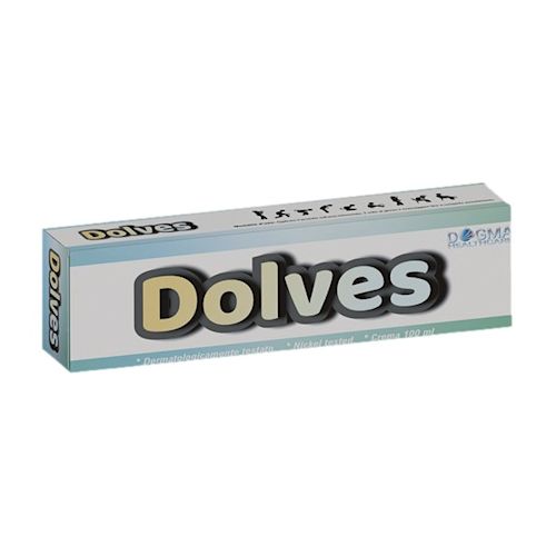 image - 981432608 - Dolves Crema 100ml è una crema lenitiva e idratante per uso esterno, indicata per contusioni, tendiniti e slogature; applicare due volte al giorno massaggiando fino a completo assorbimento. - 4793337_2.jpg