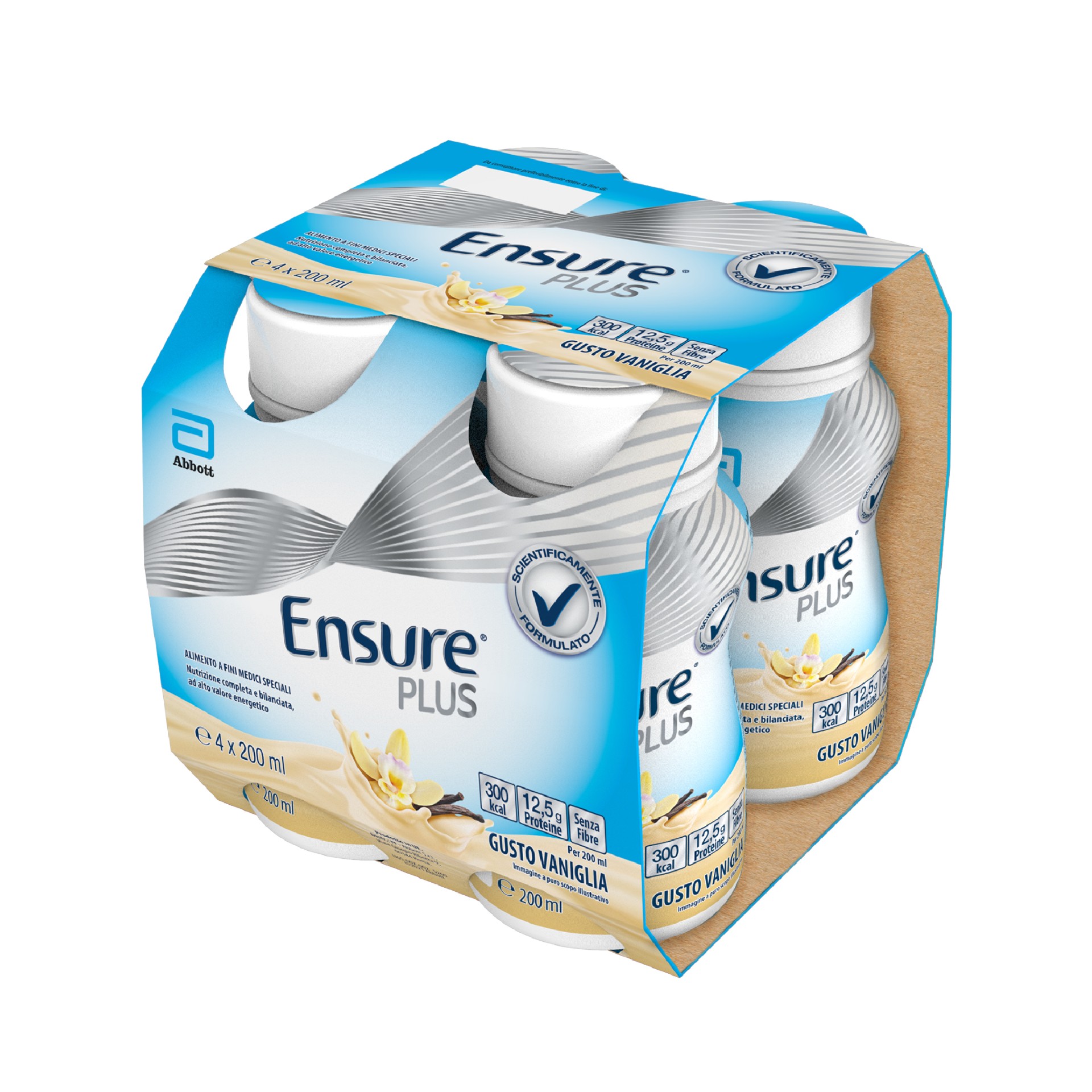 image - 935609610 - ENSURE PLUS VANIGLIA 4 BOTTIGLIE DA 200 ML - 7875682_4.jpg