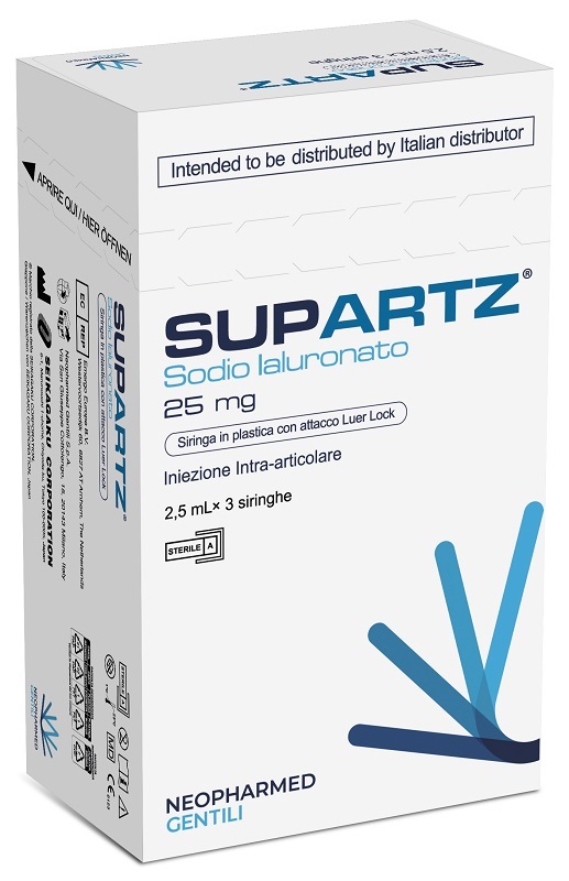 image - 943008577 - SIRINGA PRERIEMPITA INTRA-ARTICOLARE SUPARTZ ACIDO IALURONICO 25 MG 2,5 ML 3 PEZZI - 7894037_3.jpg